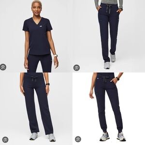 Women's ‘Navy Blue’ Scrub Sets/Pants